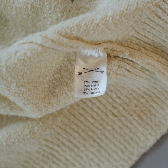 RYLEE + CRU STAR CARDIGAN IN CREAM AND BROWN - Picture 8 of 9